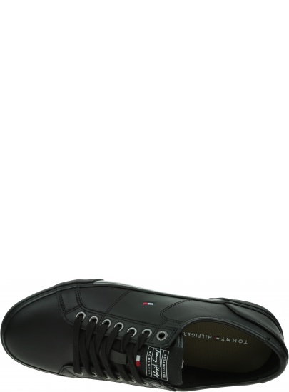 Trampki Męskie TOMMY HILFIGER Core Corporate Leather Vulc FM0FM03999 BDS