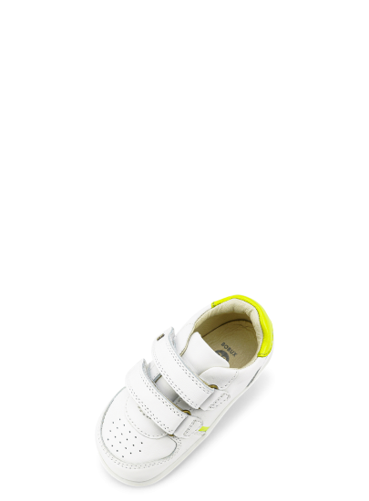 Białe Półbuty BOBUX Riley White + Neon 732111