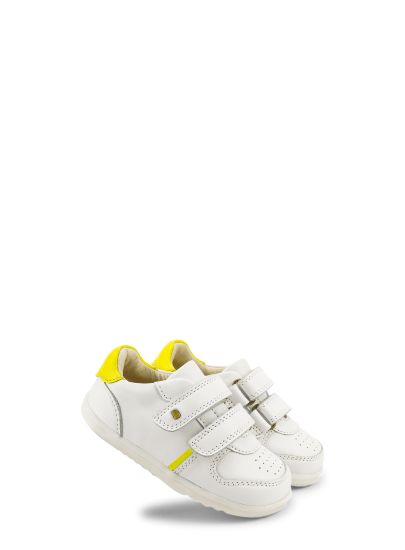 Białe Półbuty BOBUX Riley White + Neon 732111