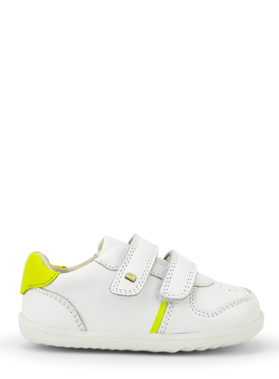Białe Półbuty BOBUX Riley White + Neon 732111