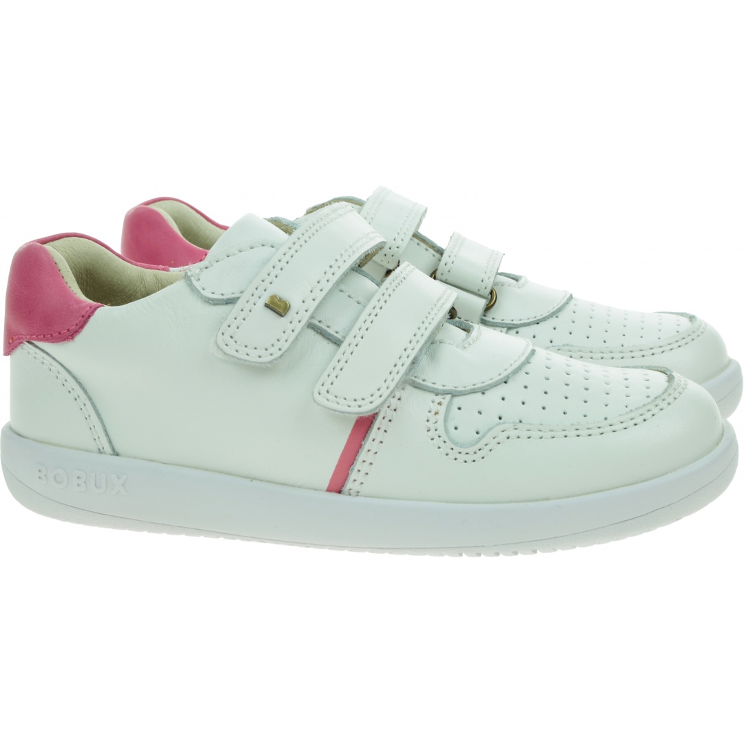 Półbuty BOBUX Riley White + Pink 838108