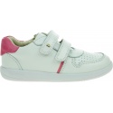 Półbuty BOBUX Riley White + Pink 838108
