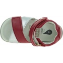 Czerwone Sandały BOBUX 728710 Sail Rio Red + Misty Silver 5