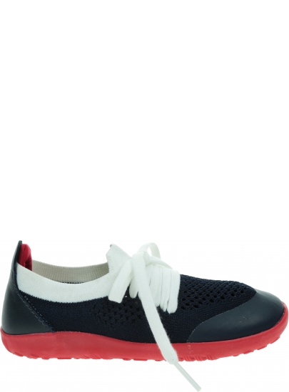 Ultralekkie Buty BOBUX Play Knit Navy + Red 636409e