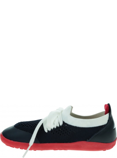 Ultralekkie Buty BOBUX Play Knit Navy + Red 636409e