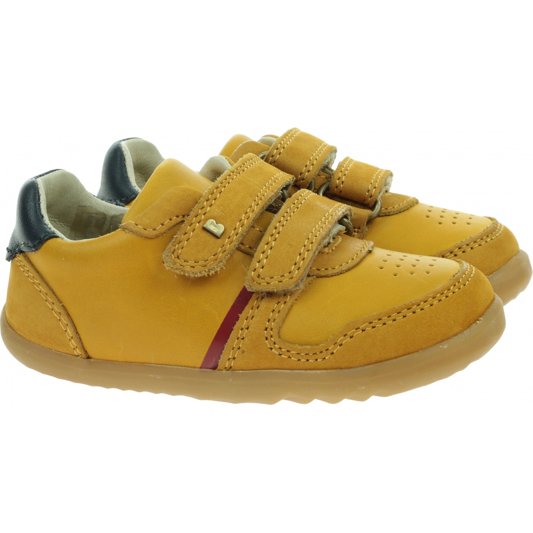 Żółte Półbuty BOBUX Riley Chartreuse + Navy 732103
