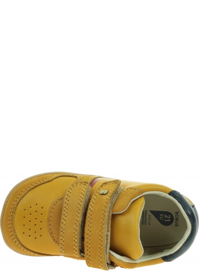 Żółte Półbuty BOBUX Riley Chartreuse + Navy 732103