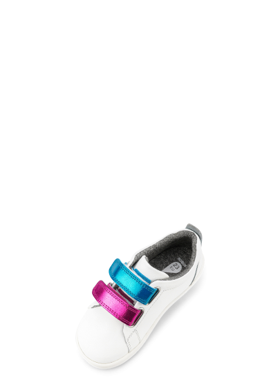 Półbuty BOBUX Grass Court Switch White (Raspberry Metallic + Peacock