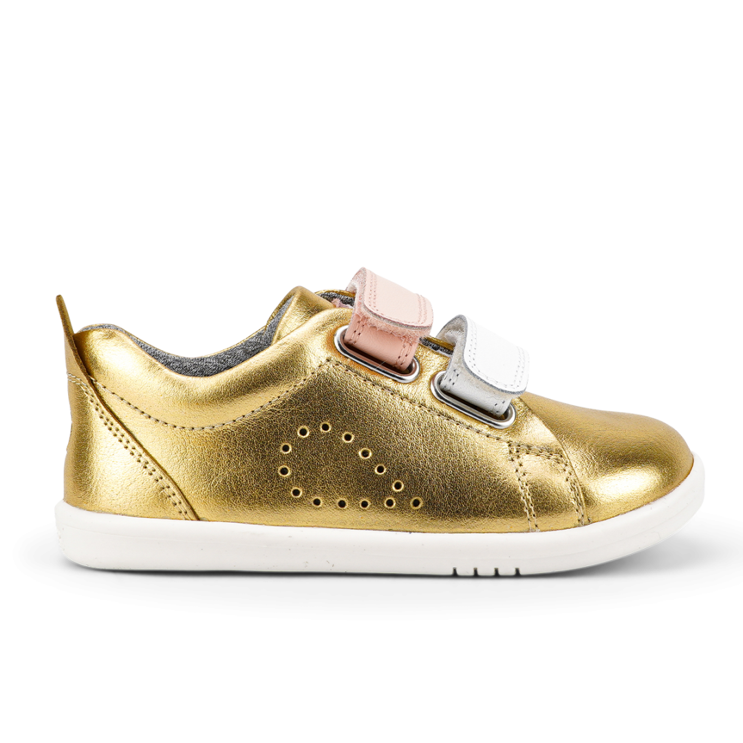 Półbuty BOBUX Grass Court Switch Gold Metallic (White + Seashell) 637310
