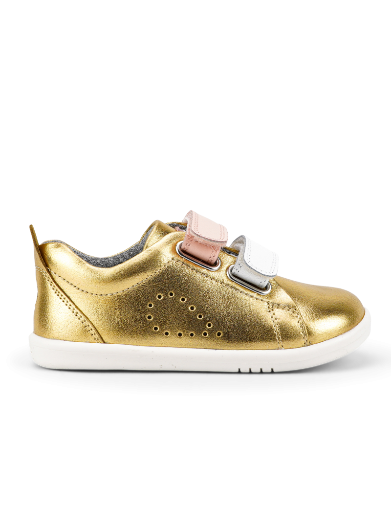Półbuty BOBUX Grass Court Switch Gold Metallic (White + Seashell) 637310