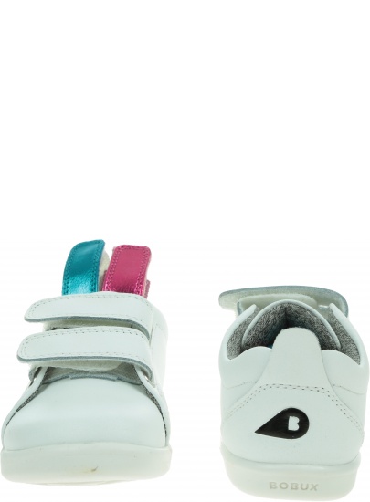 Półbuty BOBUX Grass Court Switch White (Raspberry Metallic + Peacock