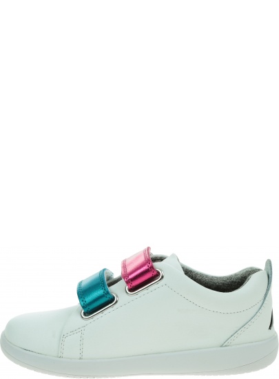 Półbuty BOBUX Grass Court Switch White (Raspberry Metallic + Peacock