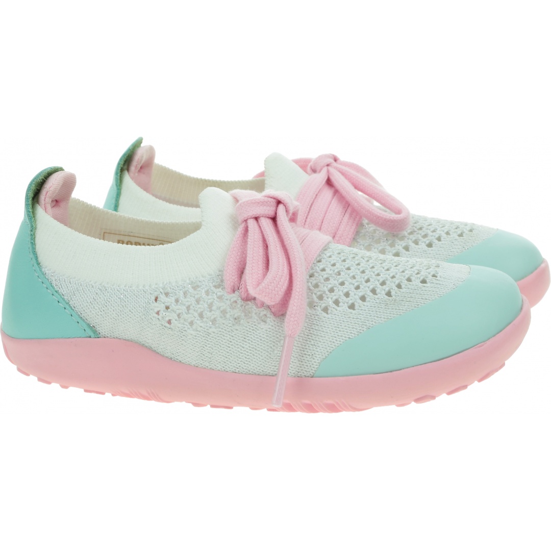 Ultralekkie Buty BOBUX Play Knit Mist + White 836511