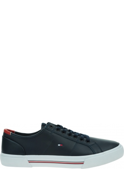 Trampki Męskie TOMMY HILFIGER Core Corporate Leather Vulc FM0FM03999 DW5