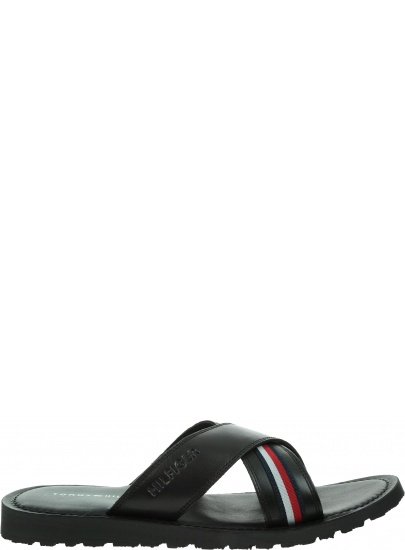 Klapki TOMMY HILFIGER Criss Cross Mix Sandal FM0FM03972 BDS