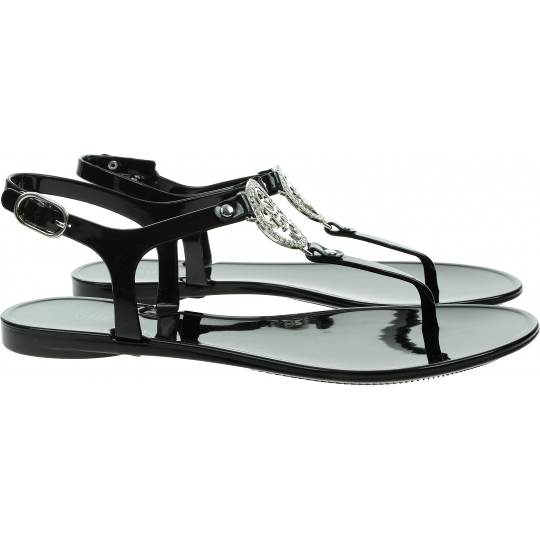 Sandały GUESS Jacode FL6JAC RUB21 BLKBL