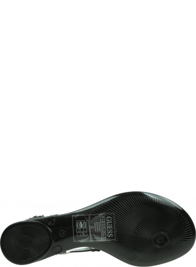 Sandały GUESS Jacode FL6JAC RUB21 BLKBL