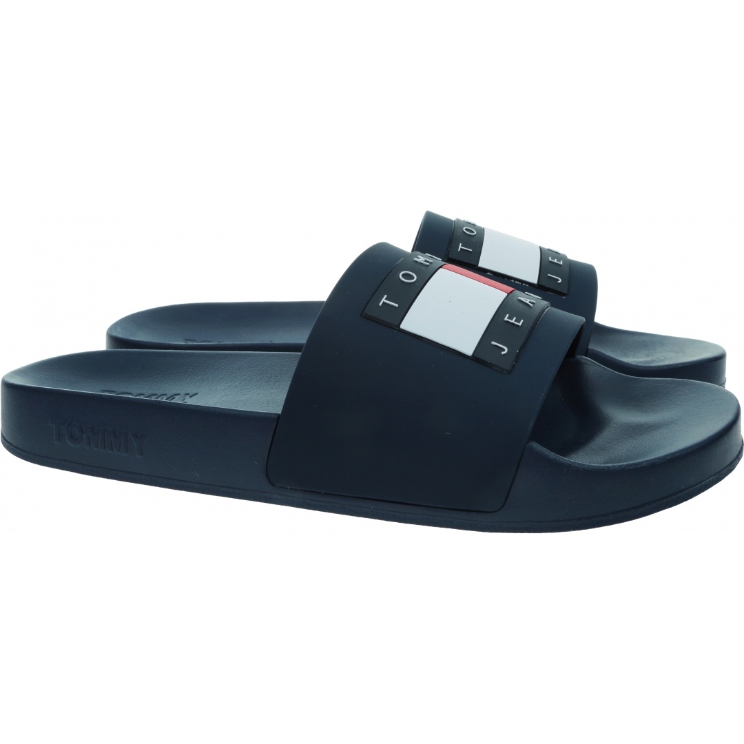 Klapki Damskie TOMMY JEANS Flag Pool Slide EN0EN01889 C87