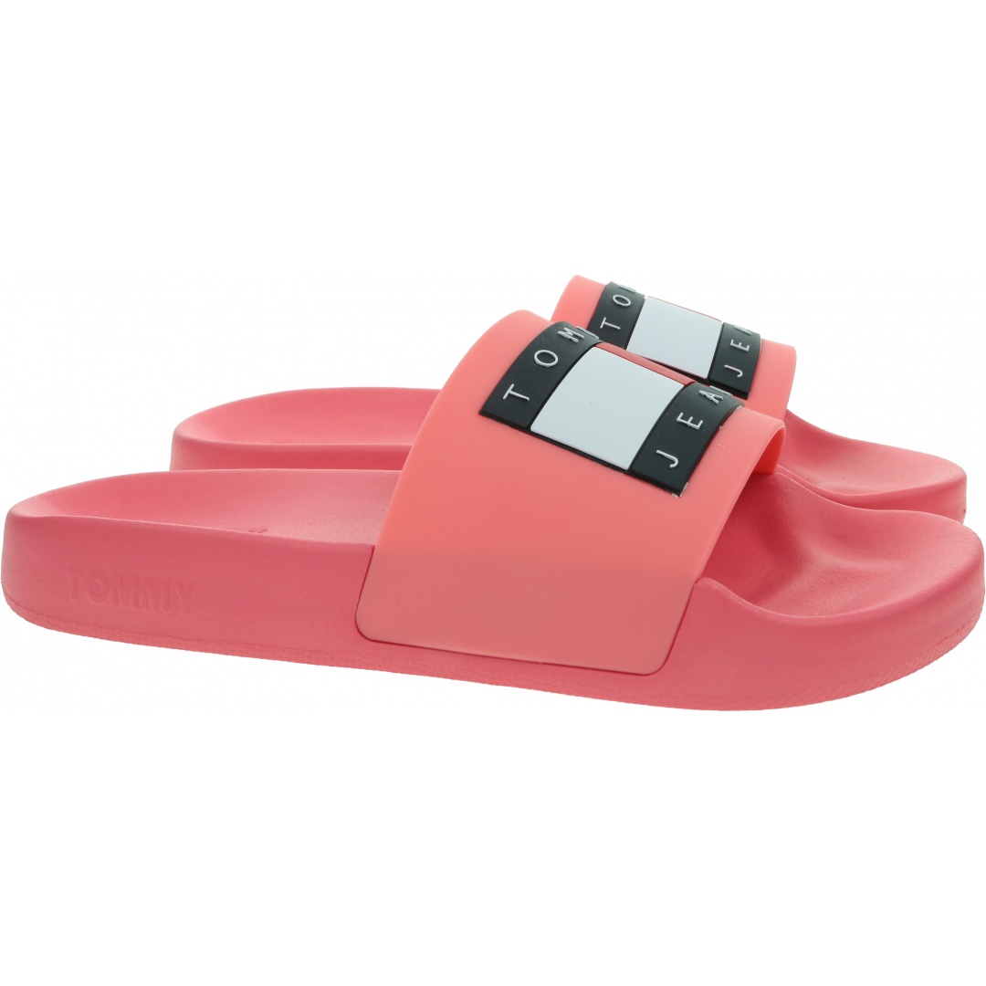 Klapki Damskie TOMMY JEANS Flag Pool Slide EN0EN01889 TIJ