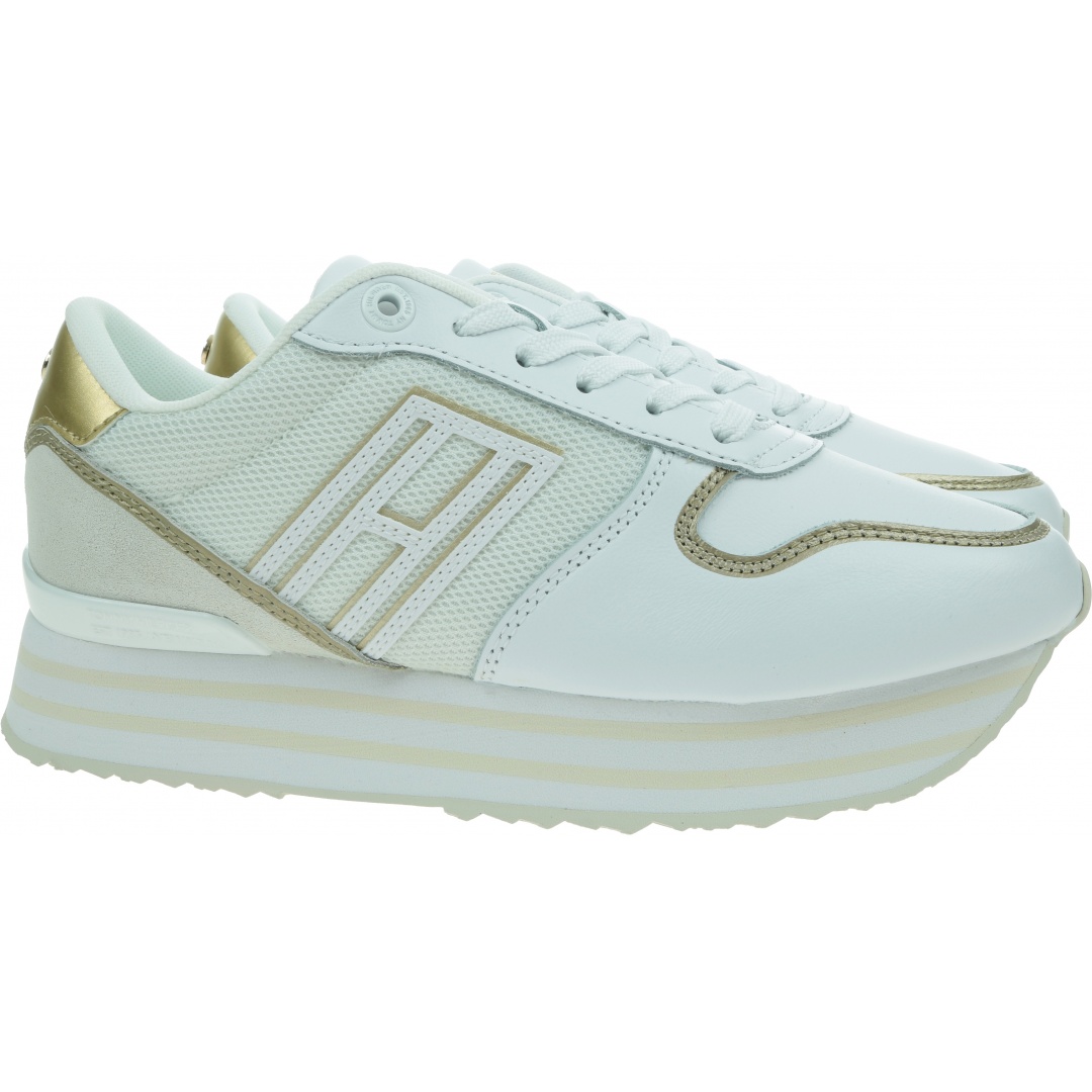 Sneakersy TOMMY HILFIGER Mesh Flatform Sneaker FW0FW06449 0LJ