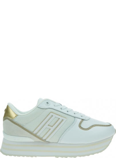 Sneakersy TOMMY HILFIGER Mesh Flatform Sneaker FW0FW06449 0LJ