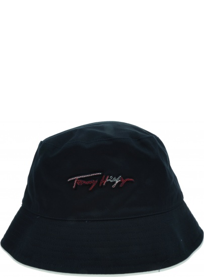 Kapelusz TOMMY HILFIGER Iconic Signature Bucket AW0AW11671 DW5