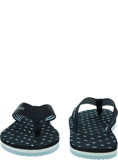 Japonki Damskie TOMMY HILFIGER Th Flag Flats Beach Sandal FW0FW06429 DW5