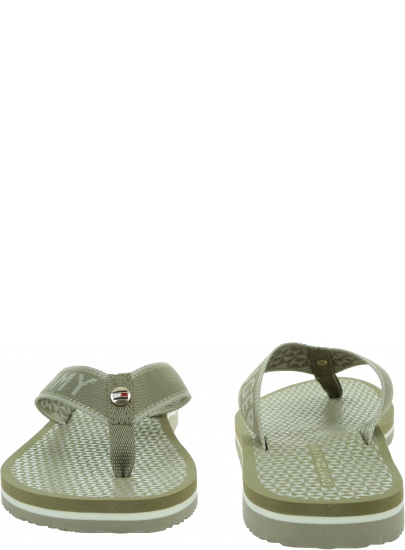 Japonki Damskie TOMMY HILFIGER Tommy Shiny Webbing Beach Sandal FW0FW06419