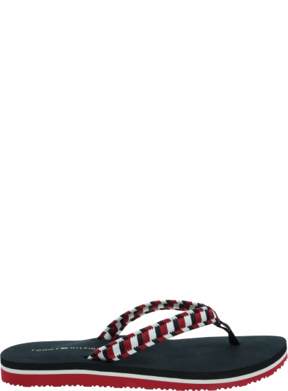 Japonki Damskie TOMMY HILFIGER Woven Webbing Beach Sandal FW0FW06426 DW5