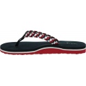 Japonki Damskie TOMMY HILFIGER Woven Webbing Beach Sandal FW0FW06426 DW5