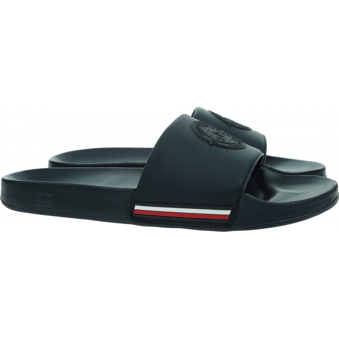 Klapki Męskie TOMMY HILFIGER Th Established Pool Slide FM0FM03976 DW5