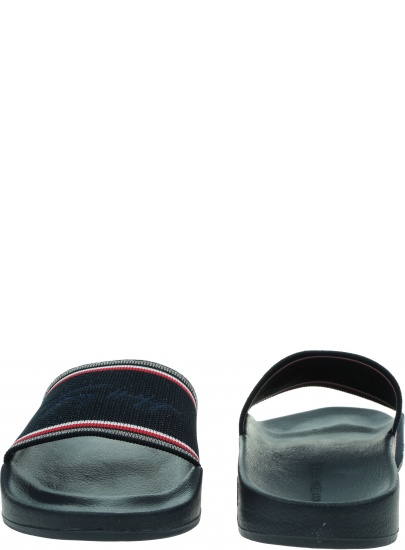 Klapki Damskie TOMMY HILFIGER Essential Shiny Knit Pool Slide FW0FW06311