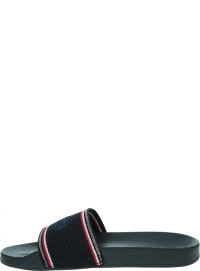 Klapki Damskie TOMMY HILFIGER Essential Shiny Knit Pool Slide FW0FW06311