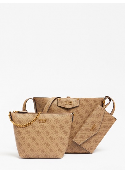 Logowana Torebka GUESS Eco Brenton Bucket HWESB839001 LTL