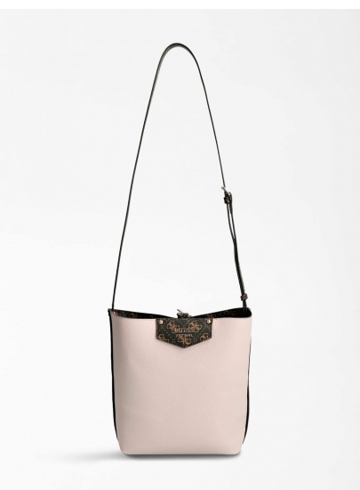 Logowana Torebka GUESS Eco Brenton Bucket HWESG839001 BNL