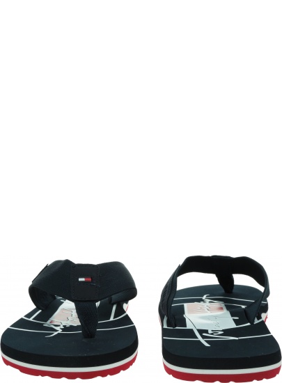Japonki Męskie TOMMY HILFIGER Embossed Hilfiger FM0FM03982 DW5