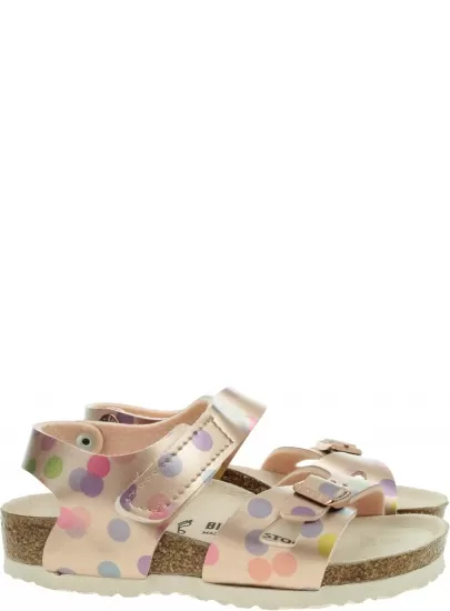Sandały BIRKENSTOCK Colorado Kids BF Metallic 1021639 Copper
