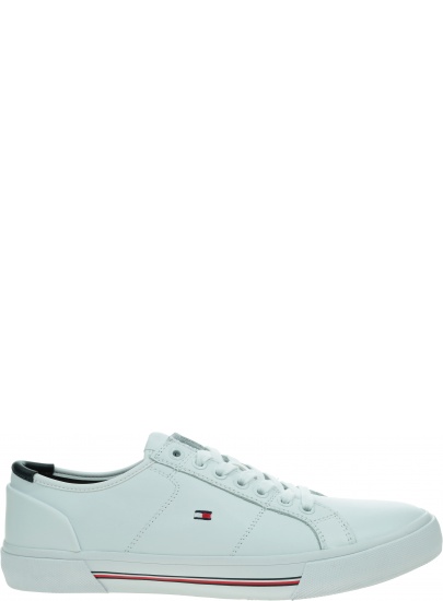 Trampki Męskie TOMMY HILFIGER Core Corporate Leather Vulc FM0FM03999 YBR
