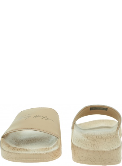 Klapki Damskie TOMMY HILFIGER Tommy Metalic Pool Slide FW0FW06312 ABR
