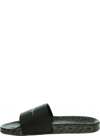 Klapki Damskie TOMMY HILFIGER Tommy Metalic Pool Slide FW0FW06312 BDS