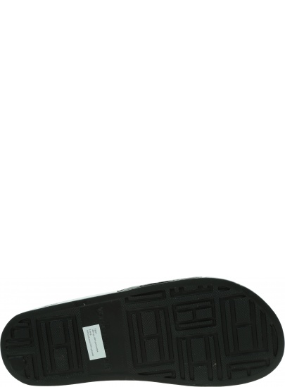 Klapki Damskie TOMMY HILFIGER Tommy Metalic Pool Slide FW0FW06312 BDS