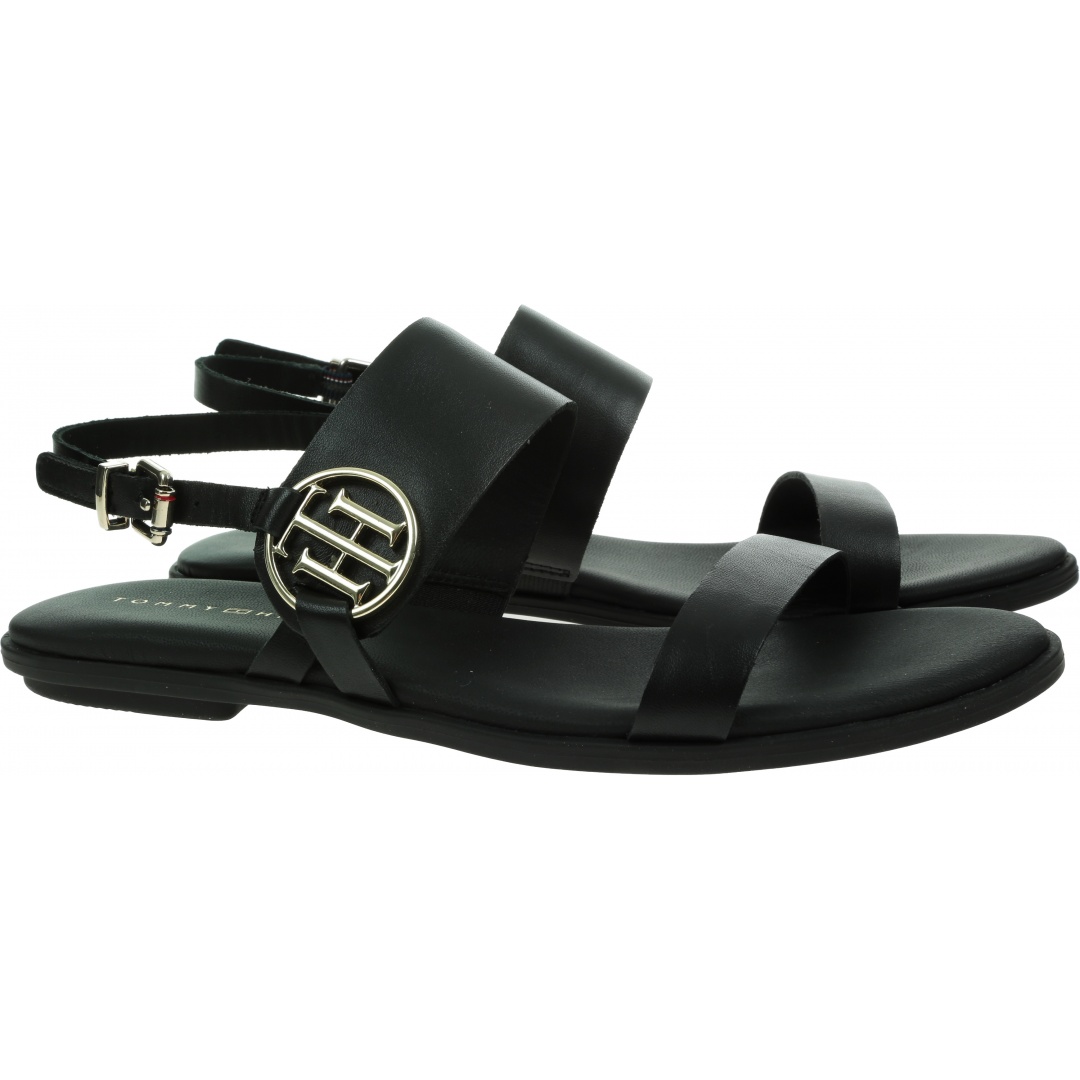 Sandały TOMMY HILFIGER Round Th Flat Sandal FW0FW06230 BDS