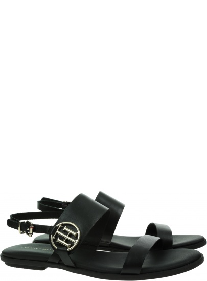 Sandały TOMMY HILFIGER Round Th Flat Sandal FW0FW06230 BDS