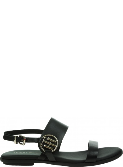 Sandały TOMMY HILFIGER Round Th Flat Sandal FW0FW06230 BDS