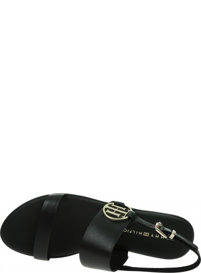 Sandały TOMMY HILFIGER Round Th Flat Sandal FW0FW06230 BDS