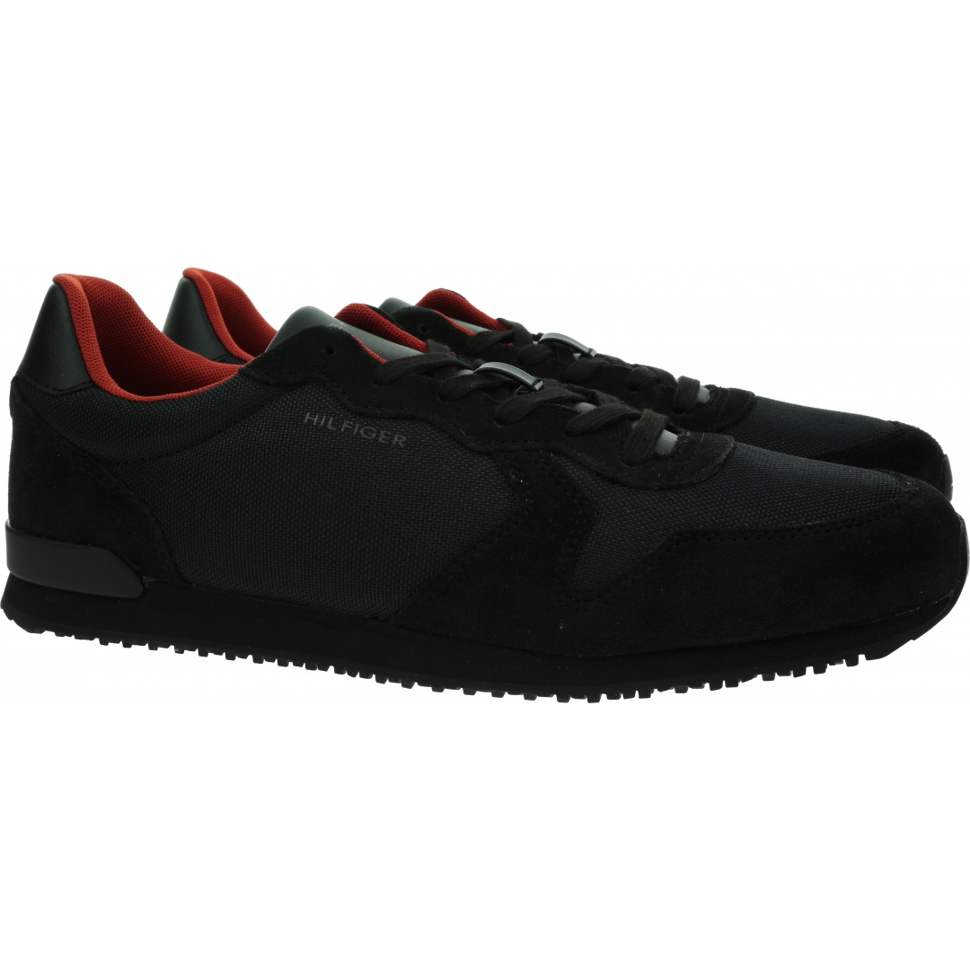 Sneakersy Męskie TOMMY HILFIGER Iconic Material Mix FM0FM04022 BDS