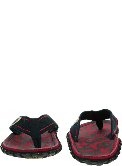 Japonki GUMBIES Islander Canvas Red Blue Rose