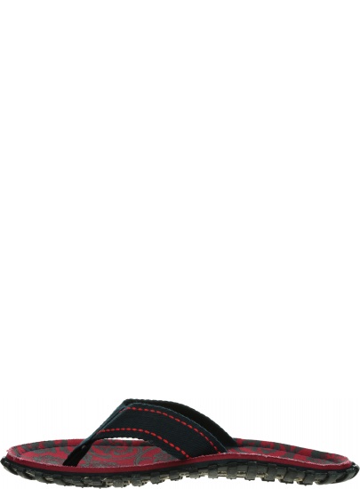 Japonki GUMBIES Islander Canvas Red Blue Rose