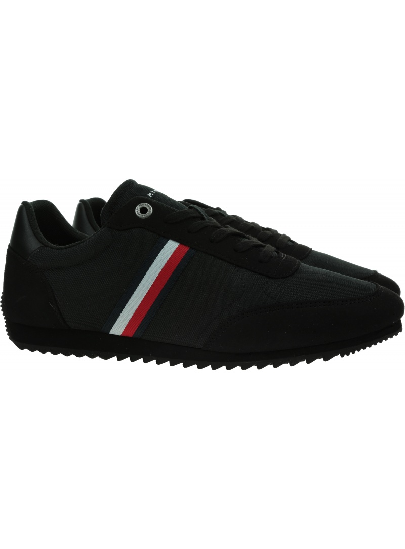 Półbuty Męskie TOMMY HILFIGER Essential Mesh Runner FM0FM04021 BDS