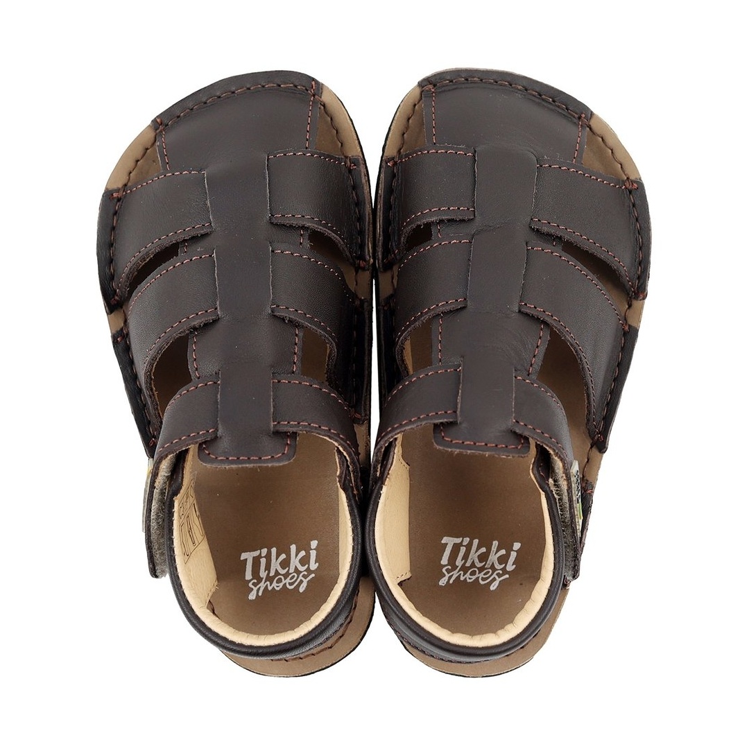 Ultralekkie Sandały Barefoot TIKKI Lasta 08 Leather Terra